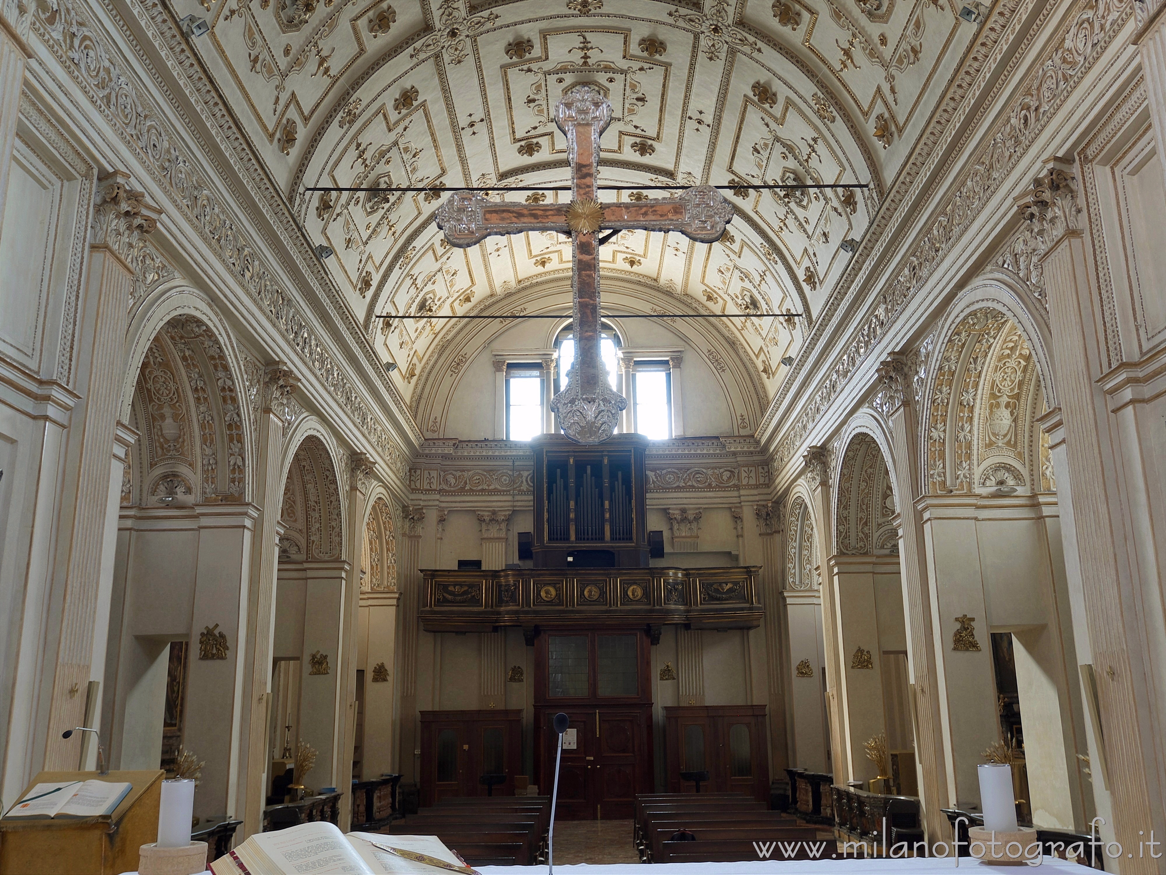 Milan (Italy) - Nave of the Church of the Saints Paul and Barnabas